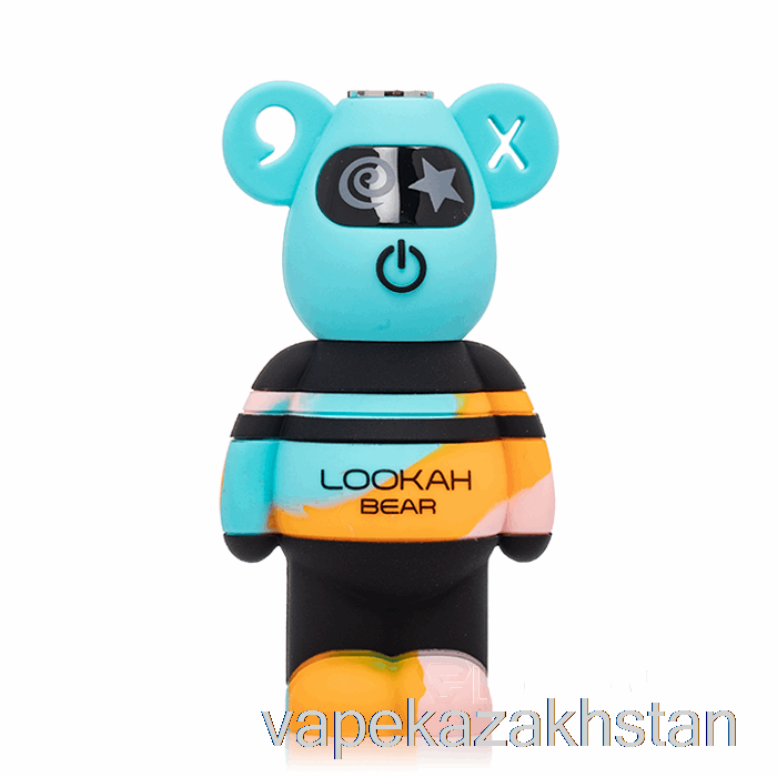 Vape Disposable Lookah Bear 510 Battery Blue Tiedie